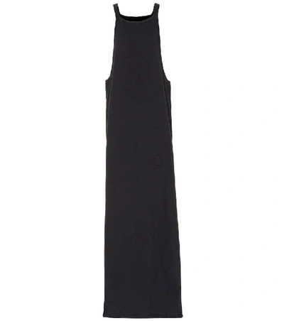 Rick Owens Drkshdw Cotton Maxi Dress In Black