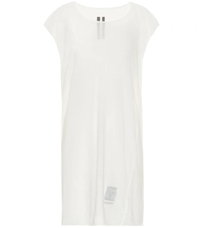 Rick Owens Cotton-jersey Top In White
