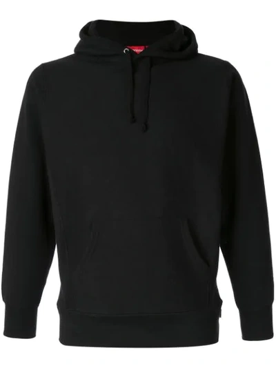 Supreme Paneled Hooded Sweatshirt In Black