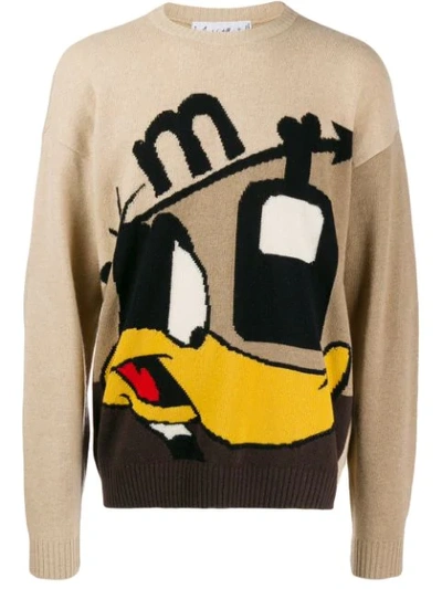 Pre-owned Jc De Castelbajac Duck Dodgers Jumper In Neutrals