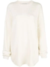 Extreme Cashmere Oversized Knit Jumper In White