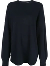 Extreme Cashmere Oversized Knit Jumper In Blue