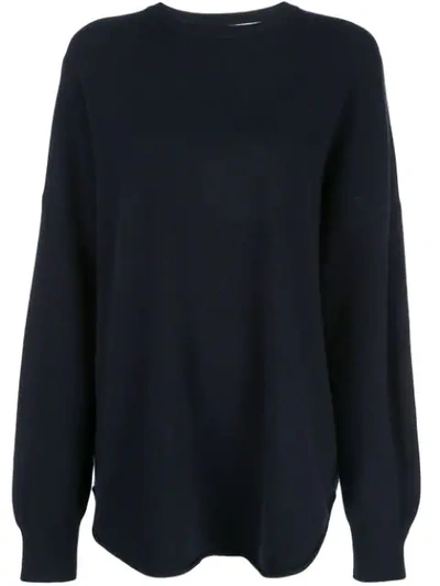 Extreme Cashmere Oversized Knit Jumper In Blue