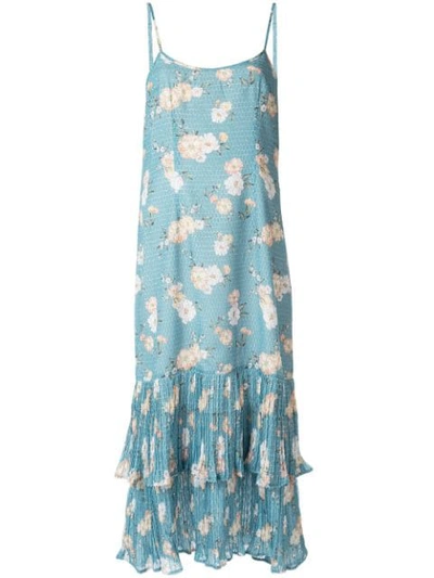 We Are Kindred Mia Floral Print Dress In Teal Posey