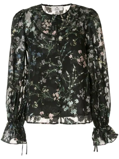 We Are Kindred Ambrosia Blouse In Black Blooms