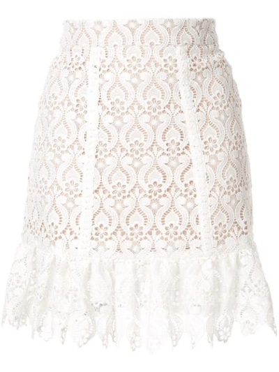 We Are Kindred Romily Lace Skirt In Ivory