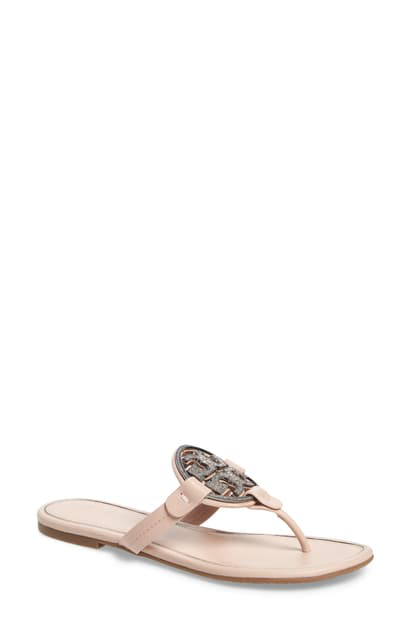 crystal tory burch sandals