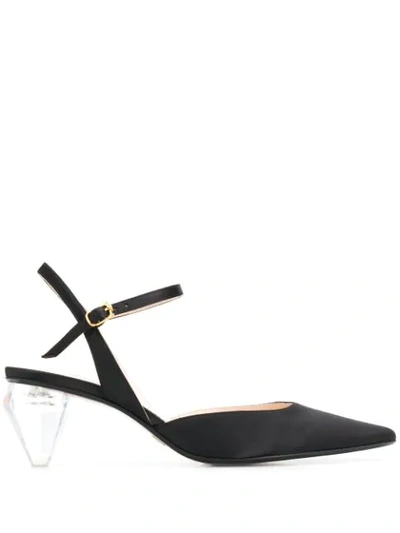 Marc Jacobs Women's The Slingback Pointed-toe Pumps In Black