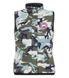 Canada Goose Freestyle Camouflage-print Shell-down Gilet In Blue