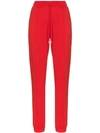Ninety Percent Stitched Front Sweatpants In Red