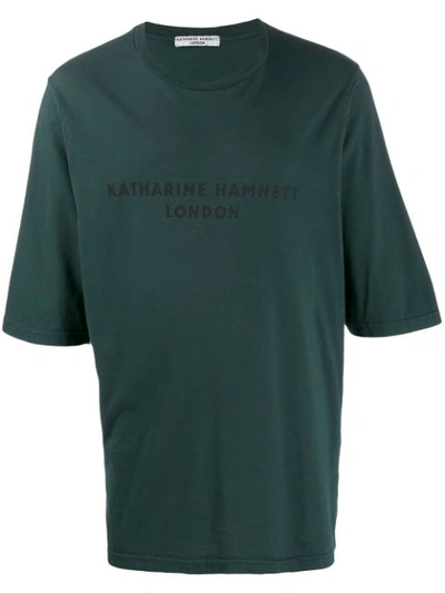 Katharine Hamnett Loose-fit George T-shirt In Green