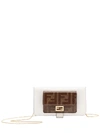 Fendi Baguette Iphone X Case Cross-body Bag In White