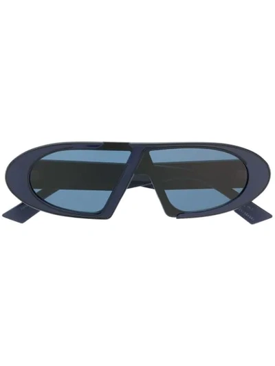 Dior 'oblique' Sonnenbrille In Blau
