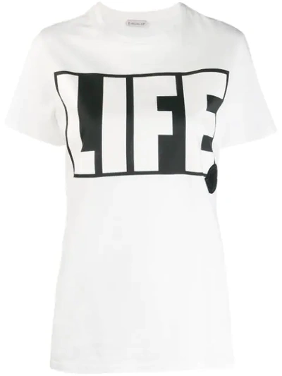 Moncler Life T-shirt In White