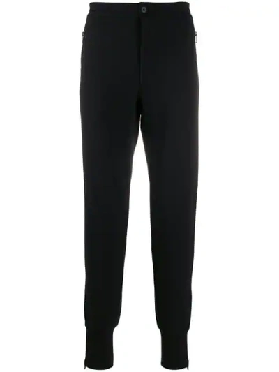 Michael Kors Fitted Cuffs Trousers In Black