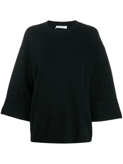 P.a.r.o.s.h Cashmere Wazed Jumper In Black