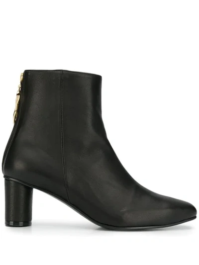 Reike Nen Zipped Ankle Boots In Black