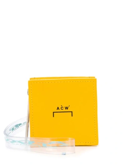 A-cold-wall* Mini Logo Shoulder Bag In Yellow