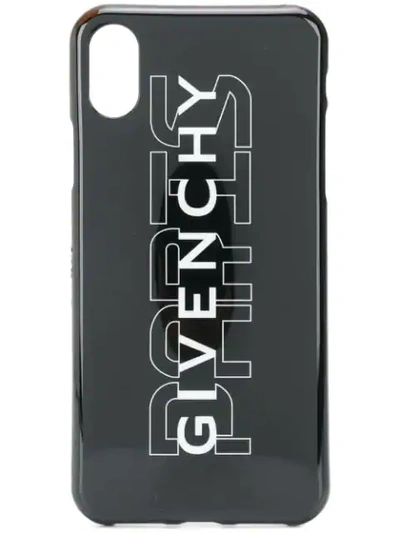 Givenchy Logo Print Iphone X/xs Case In Black