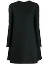 Valentino A-line Mini Dress In Black