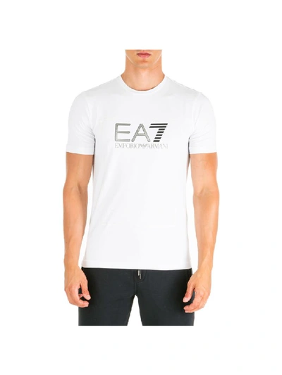 Ea7 Emporio Armani  Wings T-shirt In White