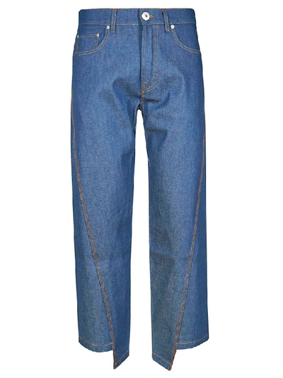 Lanvin Twist Jeans In Blue
