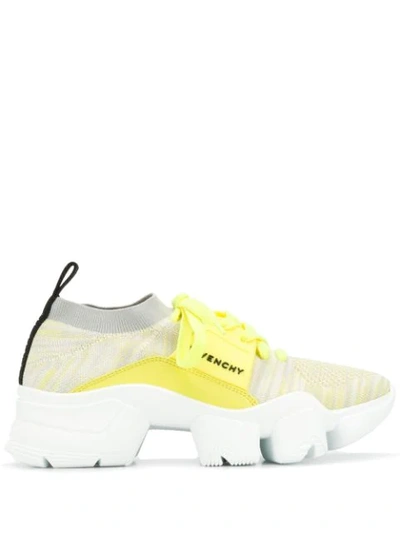 Givenchy Women's Jaw Chunky Knit Sneakers In Yellow | ModeSens