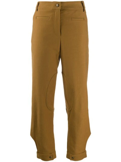 Rejina Pyo Leon Trousers In Brown