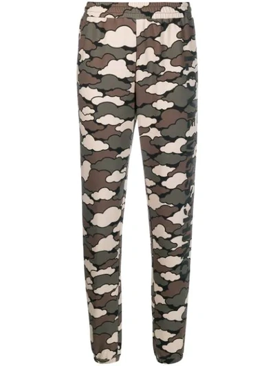 Love Moschino Military Cloud Joggers In Green