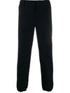 Emporio Armani J06 Tapered Regular-fit Stretch-denim Jeans In Black