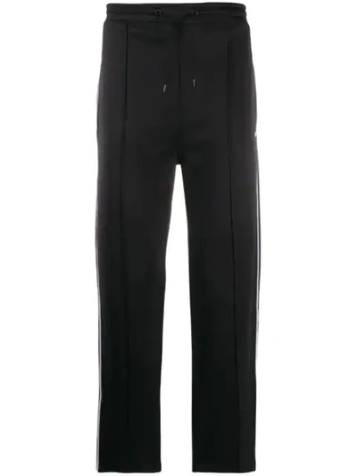 Kenzo Striped Track Pants In Black