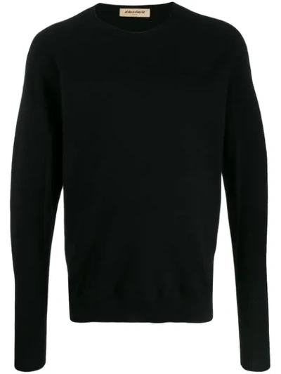 Al Duca D'aosta Round Neck Jumper In Black