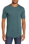 Goodlife Triblend Scallop Crewneck T-shirt In Jungle Green