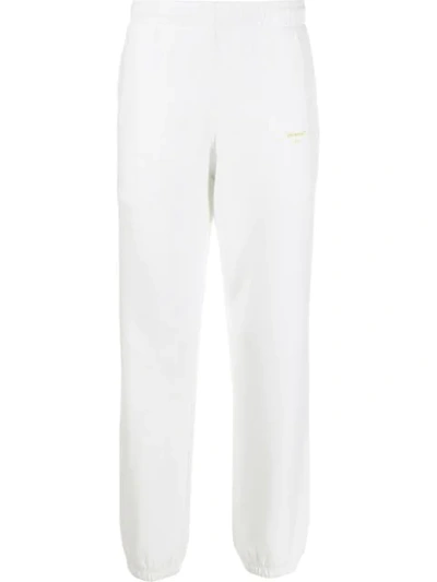 Off-white Logo Print Sweatpants In White