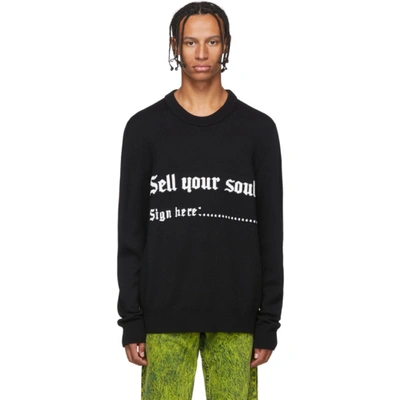 Nasaseasons Black Sell Your Soul Sweater