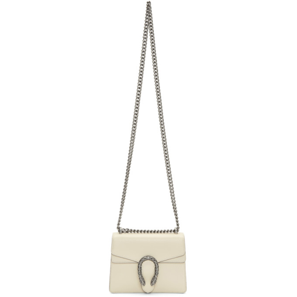 gucci white chain bag