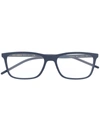 Dolce & Gabbana Rectangular Frame Optical Glasses In Blue