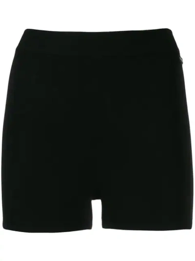 Miu Miu Knitting Cycling Shorts In Black