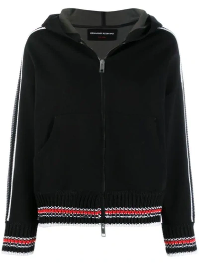 Ermanno Scervino Hooded Active Jacket In Black