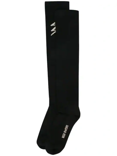 Rick Owens Larry Off-the-runway Socks In Black