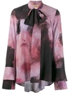 Ssheena Tie-dye Blouse In Black