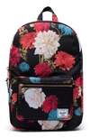 Herschel Supply Co 'settlement Mid Volume' Backpack - Black In Vintage Floral Black