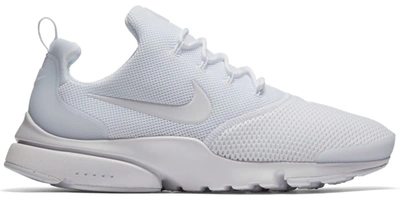 Pre-owned Nike Presto Fly Triple White In White/white-white | ModeSens