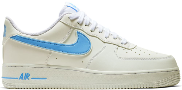 nike air force white university blue