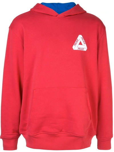 Palace Reverso Hoodie In Red