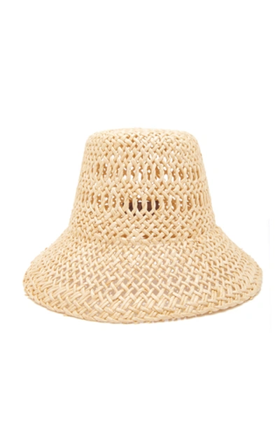 Lola Hats Vallauris Woven Paper Hat In Neutral