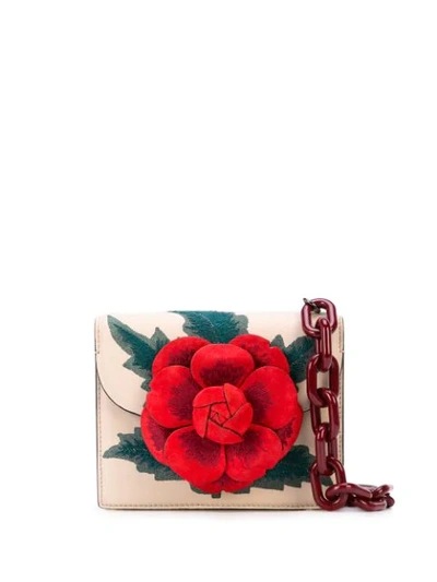 Oscar De La Renta Tro Crossbody Bag In Neutrals