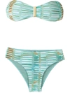 Lygia & Nanny Ester Printed Bikini Set In Blue