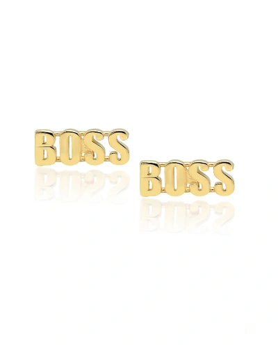 Established Jewelry 14k Gold Boss Stud Earrings