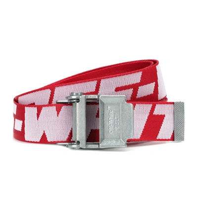 Off-white 2.0 Industrial Belt In Red